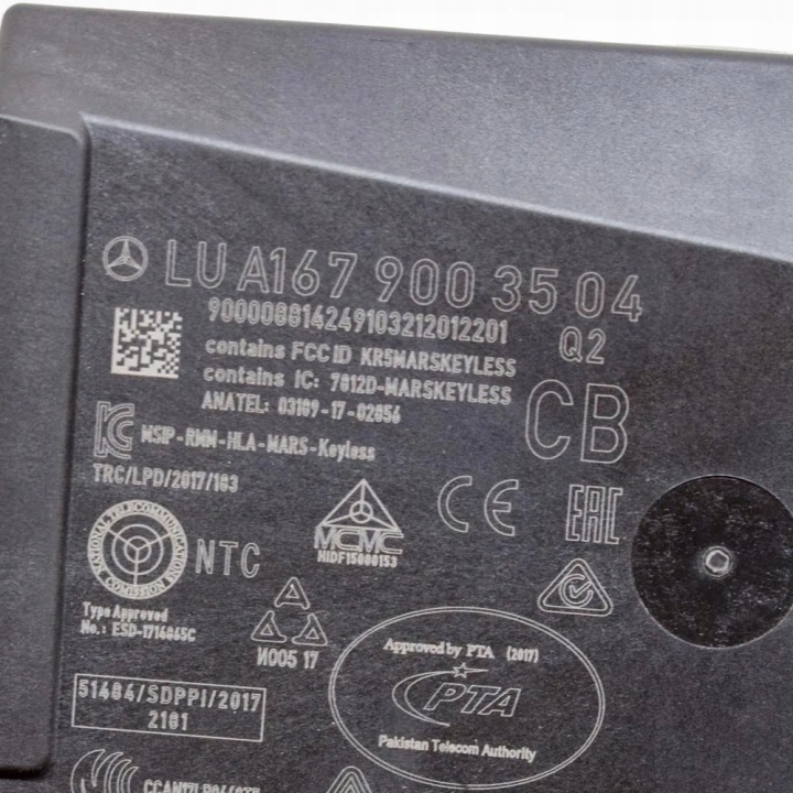 MODULE COMMANDE KEYLESS MERCEDES-BENZ GLE (W167) A1679003504 17326816 3.0L