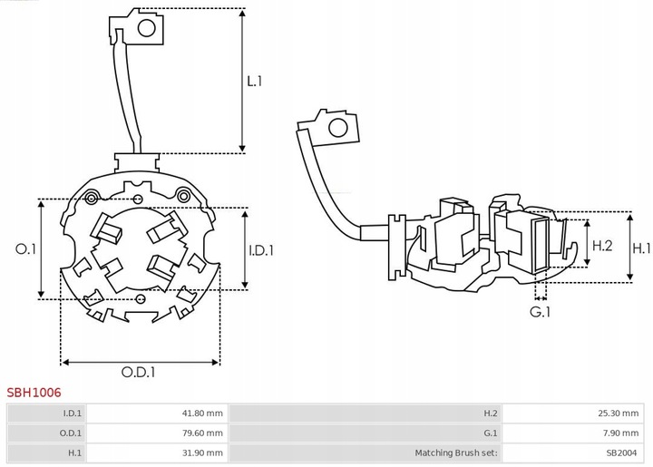 AS-PL SBH1006 MOCOWANIE, BALAIS WEGLOWE photo 3 - milautoparts-fr.ukrlive.com