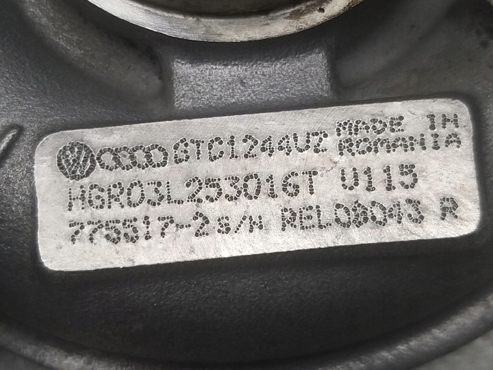 CARROSSERIE MUSZLA TURBO TURBINE 1.6 TDI CAY GOLF VI A3 OCTAVIA LEON 03L253016T