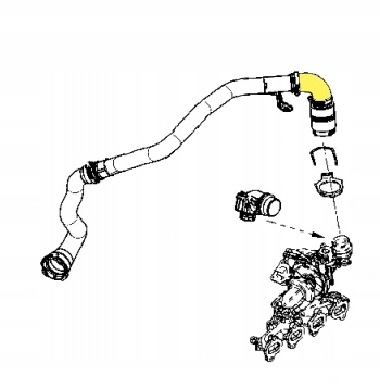 TUBO CABLE TURBO RENAULT MASTER 3 144604669R 