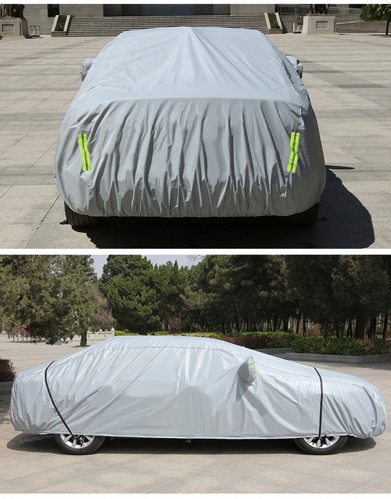 POTENTE GRANDE FORRO IMPERMEABLE PEVA TOLDO AL AUTO XXL SUV 