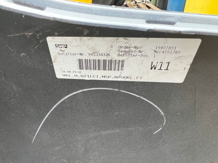 PARE-CHOCS ARRIÈRE ARRIÈRE BMW 3 G21 LCI LIFT KIT COULEUR C4P