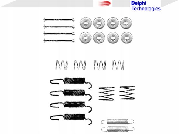 JUEGO DE REPARACIÓN ZAPATAS DE FRENADO LY1312 DELPHI 