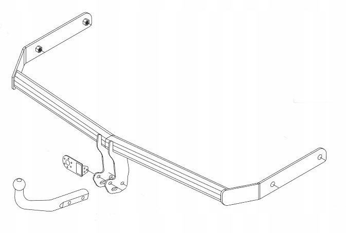 BARRA DE REMOLQUE HOLOWNICZY+MODUL VW PASSAT B6 KOMBI+SEDAN+CL 