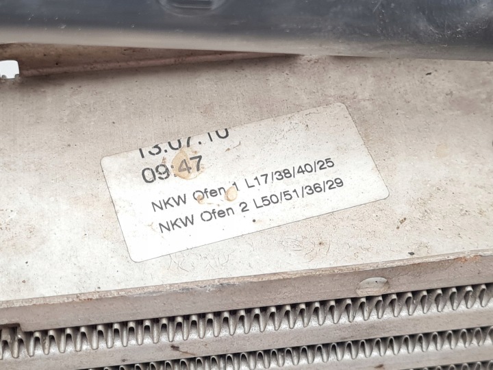 2002 OPEL ZAFIRA A ÉCHANGEUR AIR-AIR 93175282