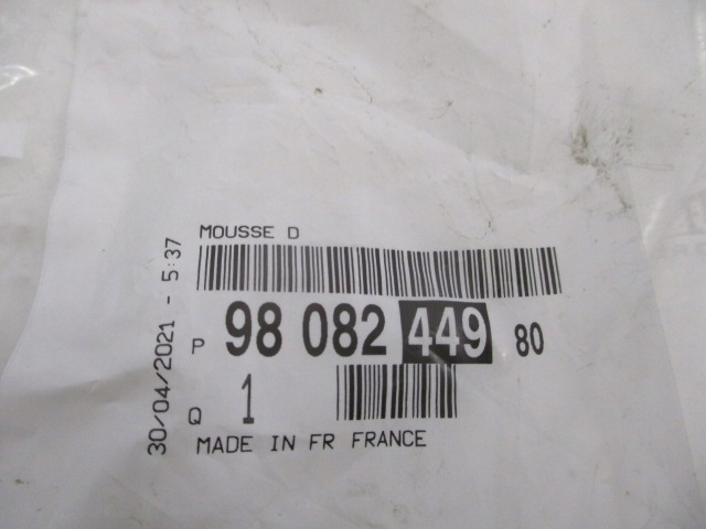 PEUGEOT 308 II T9 INSONORISATION PLASTIQUE DROIT NOUVEAU ORIGINAL 9808244980