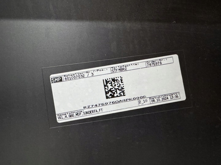 BMW OE G60 KIT PARE-CHOCS ARRIÈRE ARRIÈRE 8084713