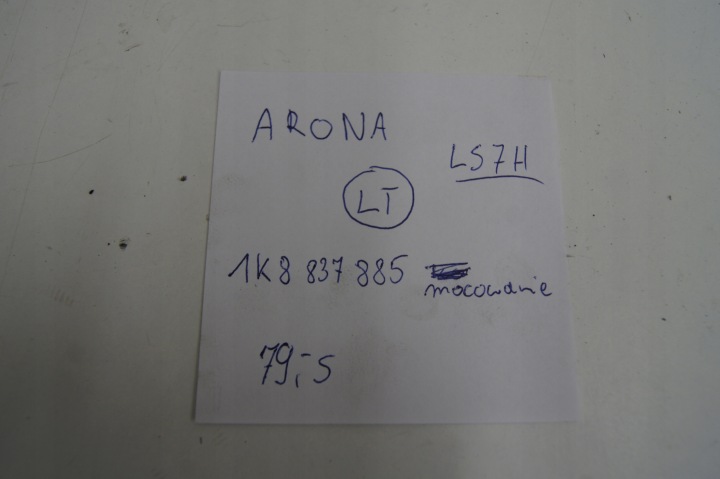 POIGNÉE GAUCHE ARRIÈRE ARRIÈRE FIXATION LS7H ARONA