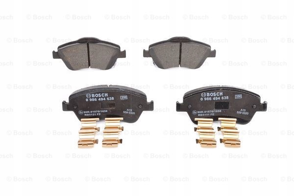 PLAQUETTES FREIN TOYOTA AVANT AURIS 07- AVEC A KIT NIEZBEDNIK CONDUCTEUR #1