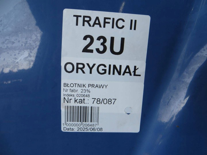 TRAFIC VIVARO II AILE DROIT 23U 06-