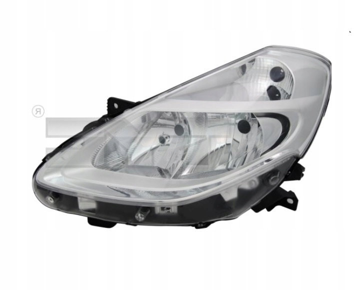 PROJECTEUR CLIO III 09- GAUCHE 2H7/CHROM/TYC