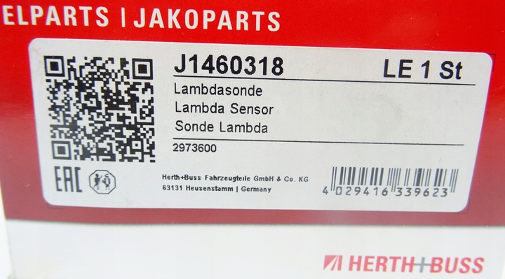 SONDA LAMBDA HERTH+BUSS JAKOPARTS J1460318 