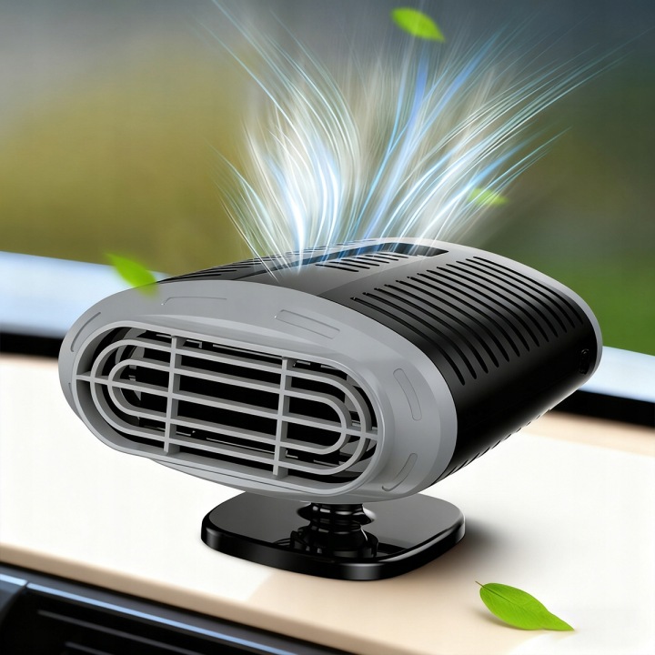 MINI CHAUFFAGE RADIATEUR AUTOMOBILE BRUYÈRE VENTILATEUR SUR VITRE VERS VOITURE 12V