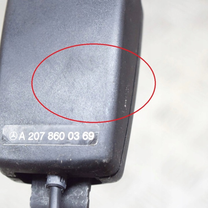 MERCEDES-BENZ E A207 2015 GAUCHE CÔTÉ AGRAFE ARRIÈRE COURROIE SÉCURITÉ