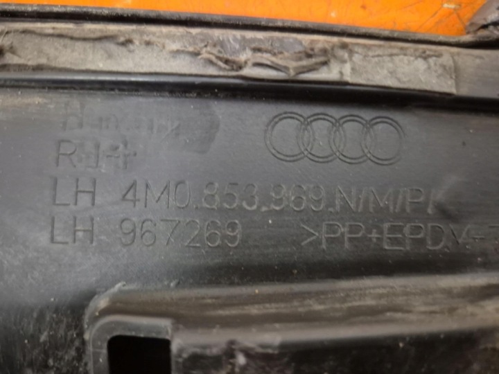 AUDI Q7 II LIFT 19- MOULURE PORTES ARRIÈRE GAUCHE ARRIÈRE 4M0853969