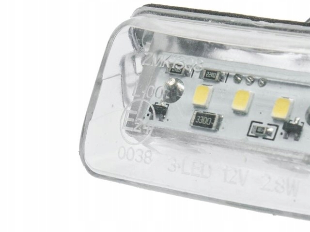 ÉCLAIRAGE CADRE DE PLAQUE D'IMMATRICULATION LED HOMOLOGATION