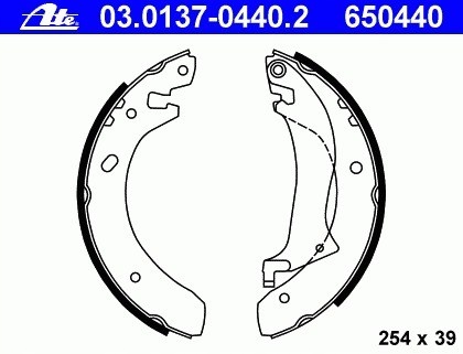 ZAPATAS DE TAMBOR HAMULC. LANDROVER FREELANDER 97-00 