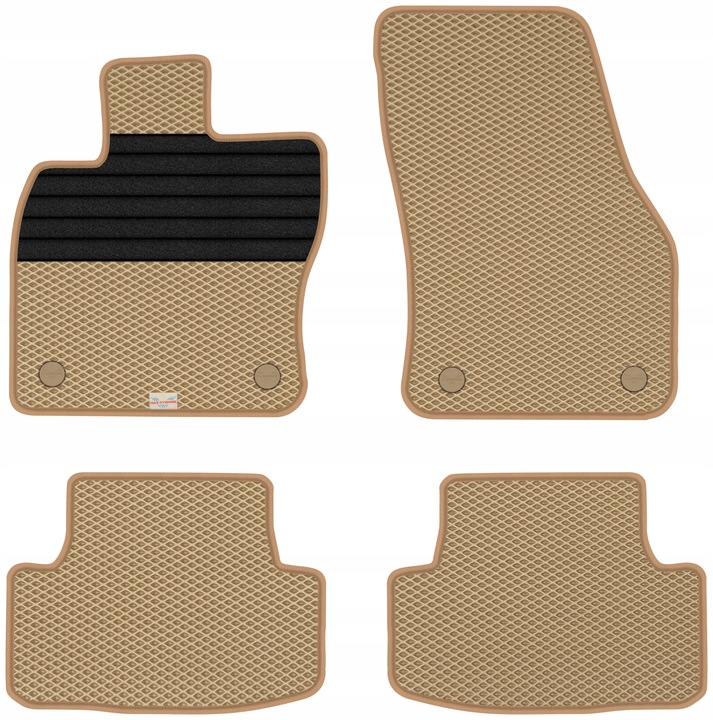 SEAT ATECA 2016- ALFOMBRILLAS GOMA EVA ETERNITY COLOR BEIGE 