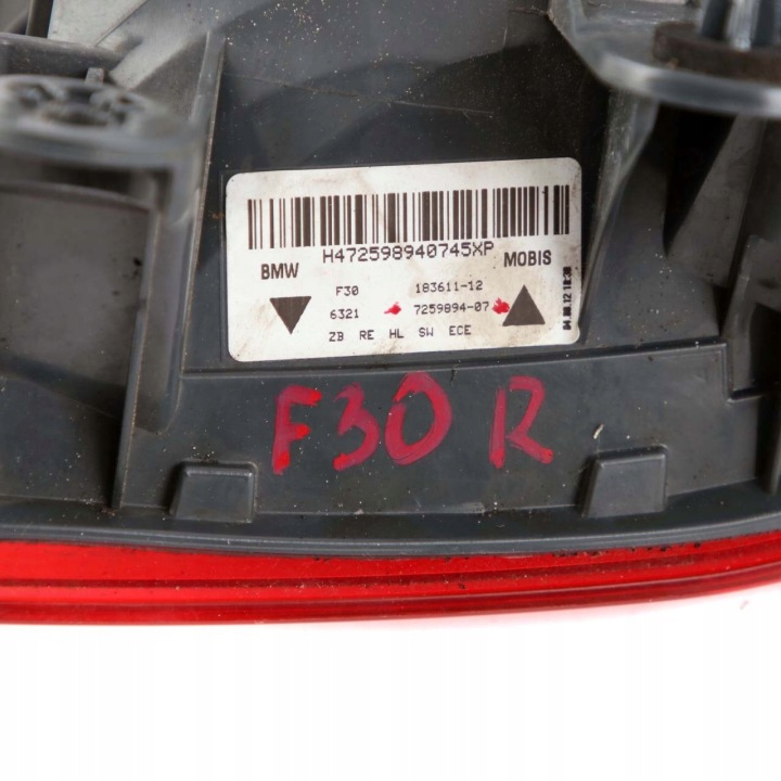 BMW F30 PHARE DANS AILE DROITE ARRIÈRE LANTERNE 7372784 7259894