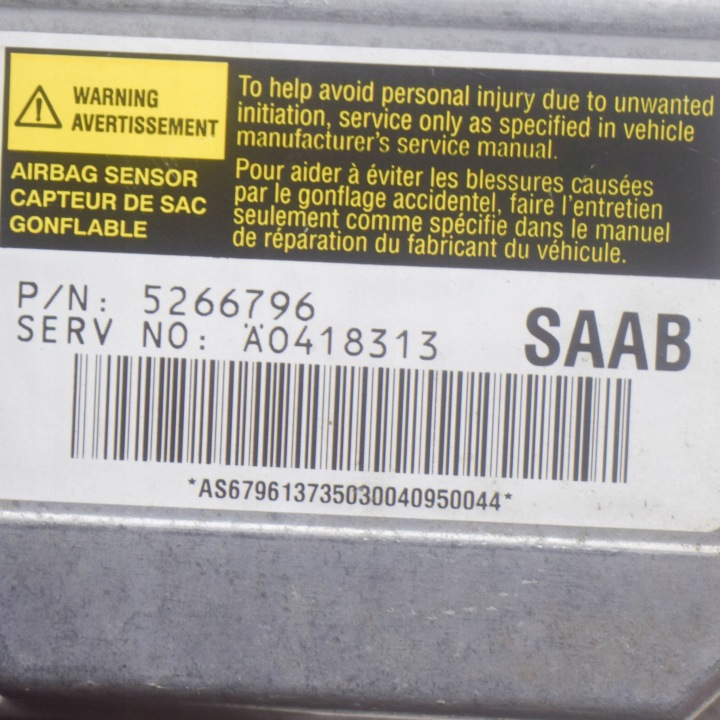 SAAB 95 96 2005 CONTRÔLEUR MODULE AIRBAG