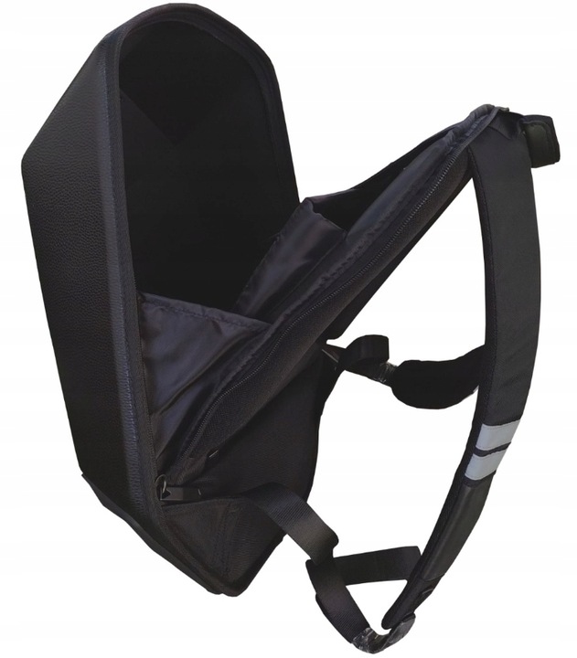 PLECAK PARA MOTOCICLETA IMPERMEABLE CON GLOSNIKAMI 80DB NEGRO 