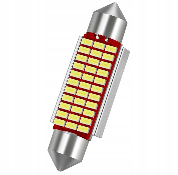 LEMPUTĖ VAMZDELIS LED 41MM 42MM 33SMD C3W C5W CANBUS nuotrauka 1