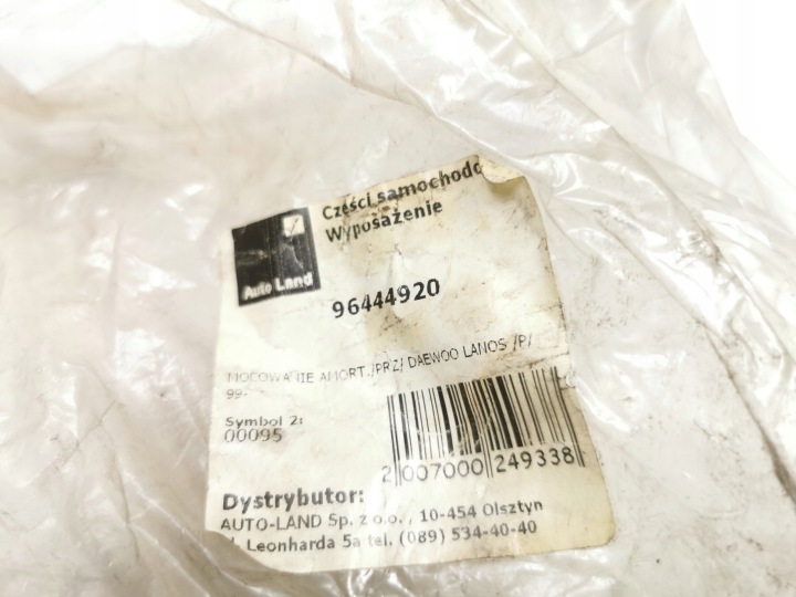 FIXATION AMORTISSEUR DROIT AVANT DAEWOO LANOS 1999- 96444920