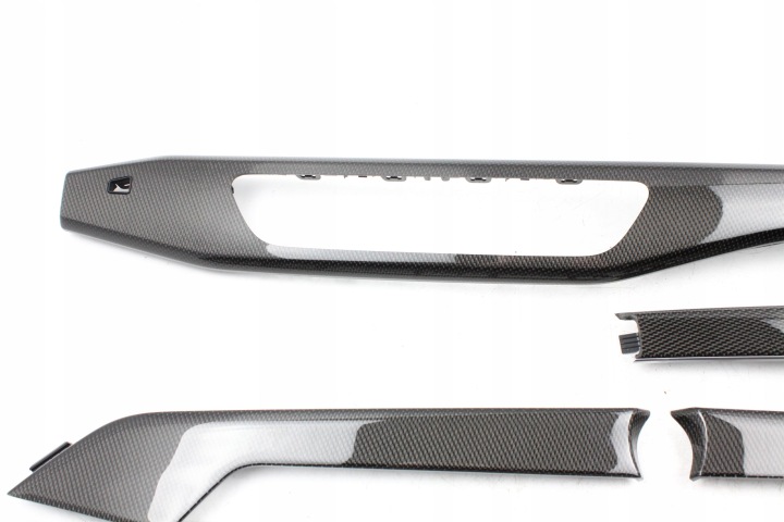 NOUVEAU ORIGINE DÉCORS MOULURE DÉCORATIVE CONSOLES AUDI A4 B9 RS5 A5 8W F5 7V7 CARBONE