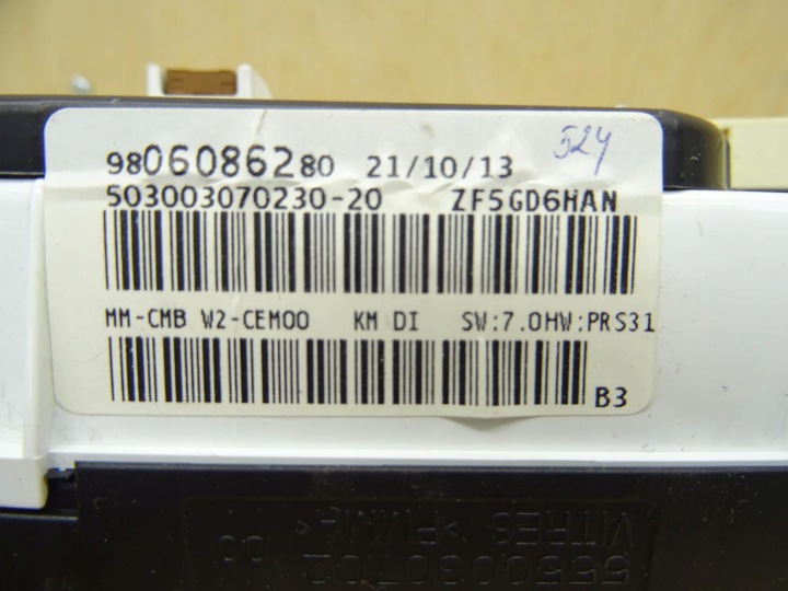 PEUGEOT 508 COMPTEUR TABLEAU DE BORD EUROPE 9806086280