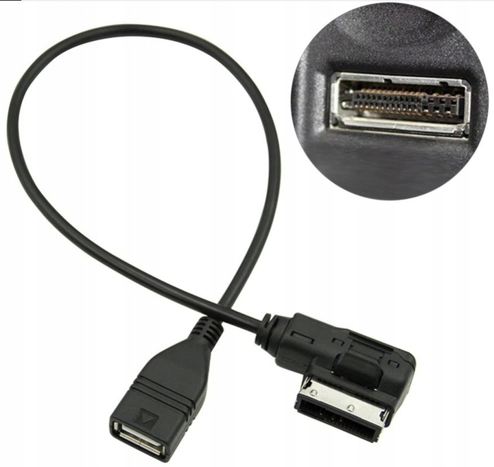 CABLE CONEXION AMI USB AUDI MMI VW MDI SKODA SEAT CON MUSIC INTERFACE 