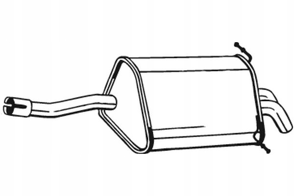 SILENCIEUX DB C180 1.8 06/ 02-03/ 07 BOSAL 175-035