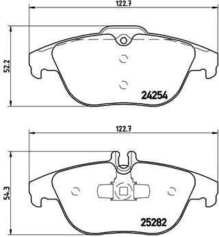 BREMBO P 50 104 JUEGO ZAPATAS HAMULCOWYCH, HAMULC 