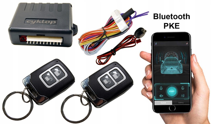 UNIDAD DE CONTROL CYKLOP C-2/PKE BEZOBSLUGOWO SMARTFON BLUETOOTH 