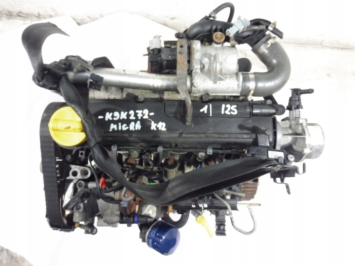 MOTEUR POTEAU K9K272 TURBO POMPE INJECTEURS DELPHI NISSAN MICRA K12 1.5 DCI