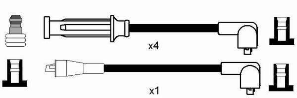 KIT FILS D'ALLUMAGE NGK 8268