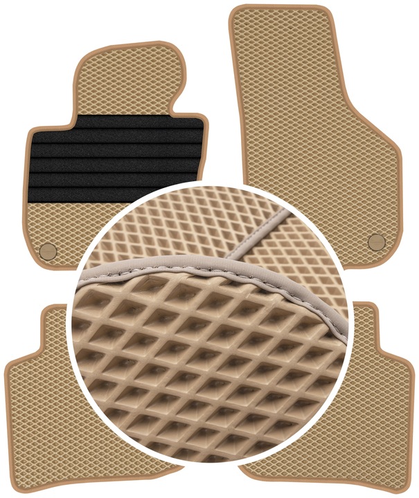 SKODA SUPERB II 2008-2015 ALFOMBRILLAS GOMA PARA COCHE EVA 