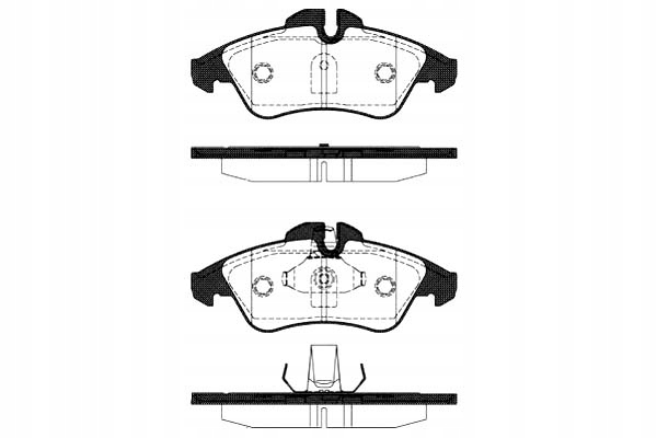 ZAPATAS DE FRENADO REMSA A0044205520 P50080 MDB2688 