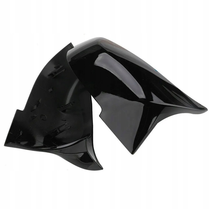 REVÊTEMENTS CHÂSSIS RÉTROVISEURS BMW F20 F22 F30 F31 F32 F36 M-STYLE NOIR BRILLANT