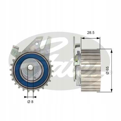 GATES T43033 ROLLO NAPINACZA, CORREA DISTRIBUCIÓN 