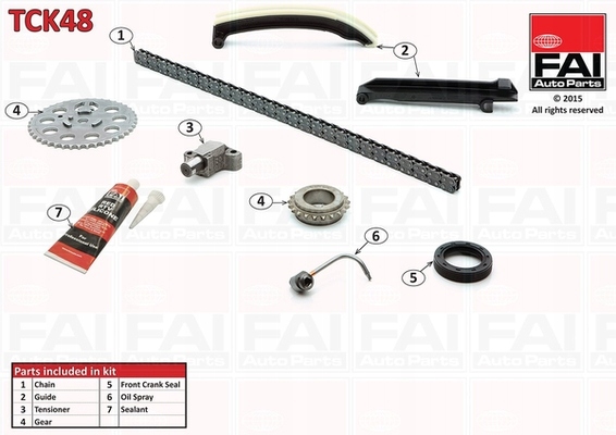 COMPLETE UNITS ROZRZADY FAI AUTOPARTS TCK48 photo 1 - milautoparts-fr.ukrlive.com