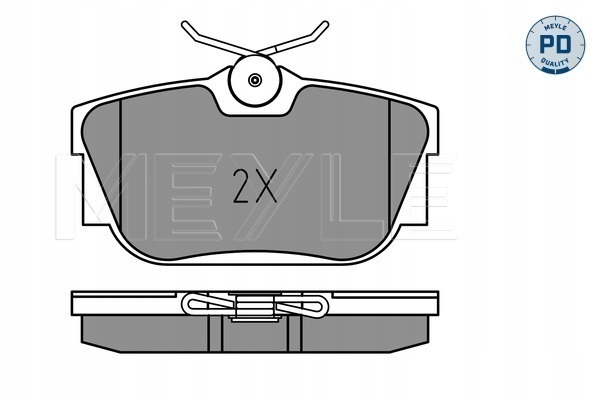 PADS BRAKE VW T. SHARAN/GALAXY 00-/T4 16 97- 