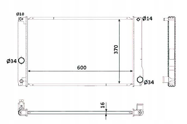 RADUADOR LÍQUIDO / POR PIEZAS PIEZAS DE REPUESTO NRF 53926 