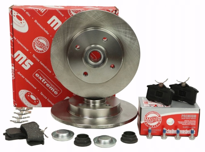 DISQUES PLAQUETTES FREIN AVEC ROULEMENT ARRIÈRE CITROEN C4 II (NC_), DS4; DS 4