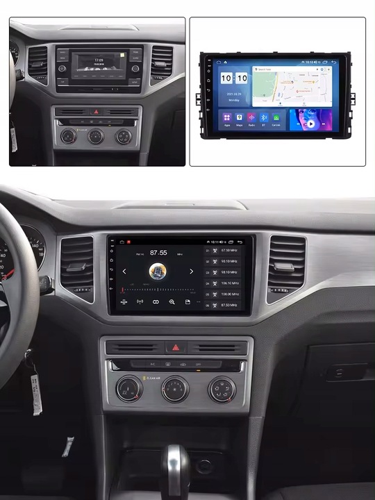 VW GOLF 7 PASSAT B8 TIGUAN T-ROC T6.1 RADIO NAVEGACIÓN ANDROID CARPLAY 