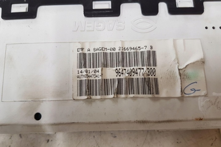 ÉCRAN NAVIGATION CITROËN C5 II (RC_) 216543008 1.4L GASOLINE 85KW 2009