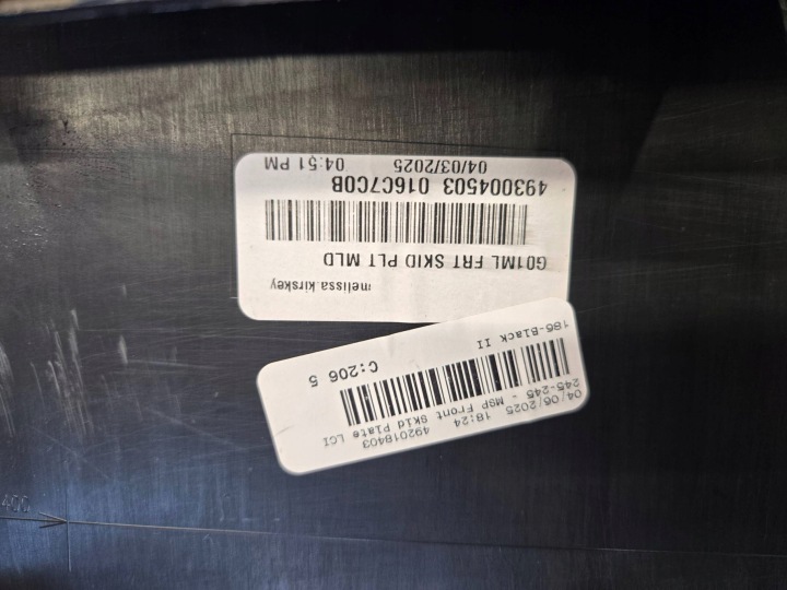 MOULURE PROTECTION PARE-CHOCS AVANT AVANT BMW X3 G01 X4 G02 8081050 M.P