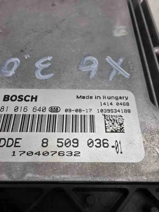 ORDINATEUR MOTEUR ECU BMW X6 (E71, E72) 8509036 3.0L DIESEL 210KW 2009