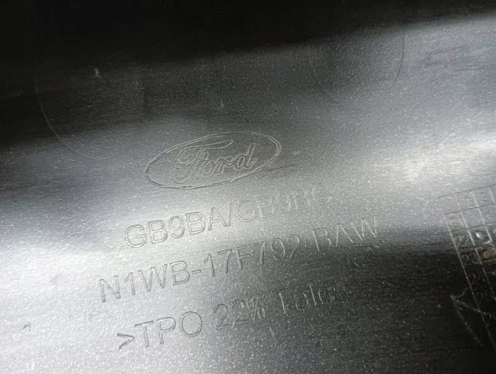 M38 FORD RANGER IV SPOILER PARE-CHOCS AVANT DOUBLURE N1WB-17F792-BAW