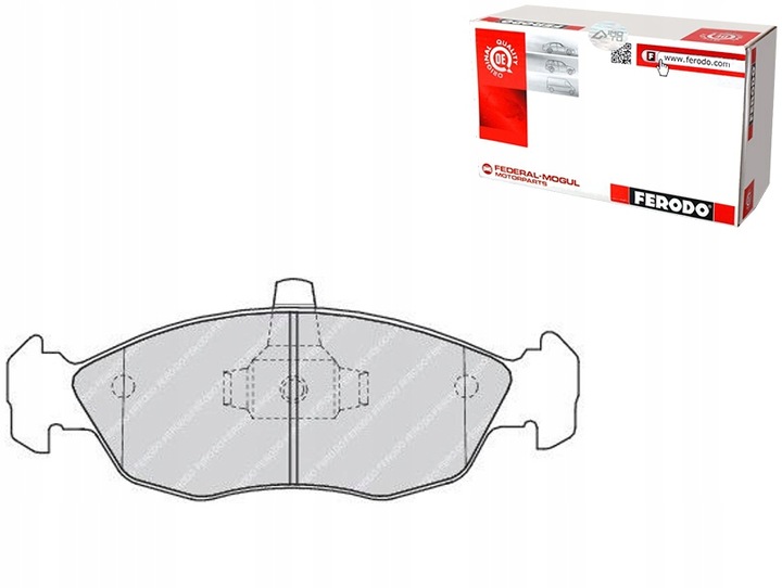 FERODO FDB1168 JUEGO ZAPATAS HAMULCOWYCH, FRENOS 