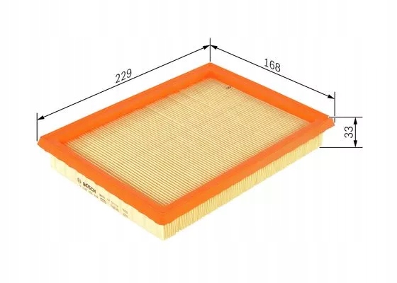 BOSCH F 026 400 222 FILTRAS ORO nuotrauka 3